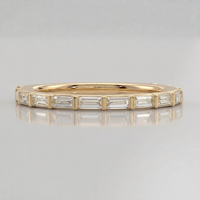 Baguette Wedding Band